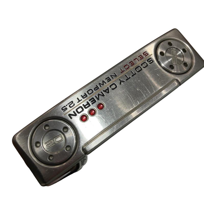 【中古】 タイトリスト SCOTTY CAMERON select NEWPORT 2.5(2018) 33インチ パター PT スチール (フレックスその他) メンズ 男性用 右利き 右用 Cランク ゴルフクラブ｜ゴルフパートナー 中古クラブ店