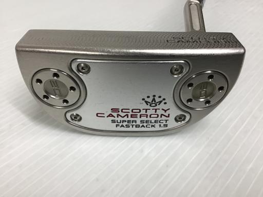 【中古】 タイトリスト SCOTTY CAMERON SUPER SELECT FASTBACK 1.5 33インチ パター PT スチール (フレックスその他) メンズ 男性用 右利き 右用 Cランク ゴルフクラブ