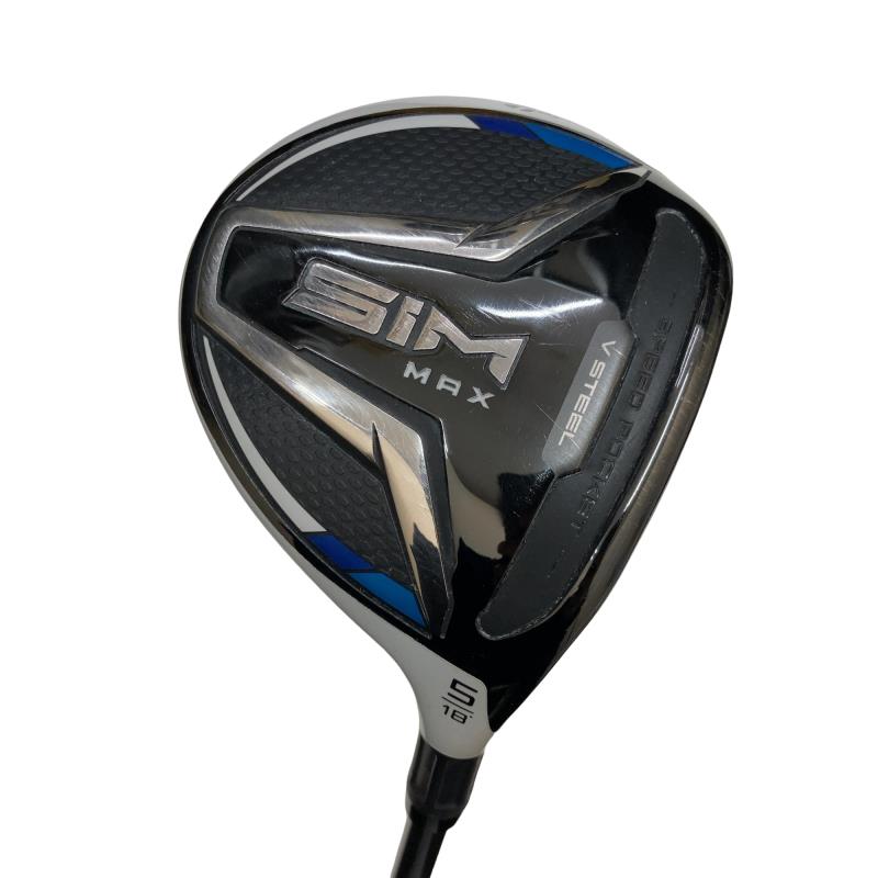 【中古】 テーラーメイド SIM MAX 5W フェアウェイウッド FW TENSEI BLUE TM50(FW) (フレックスR) メンズ 男性用 右利き 右用 Cランク ゴルフクラブ