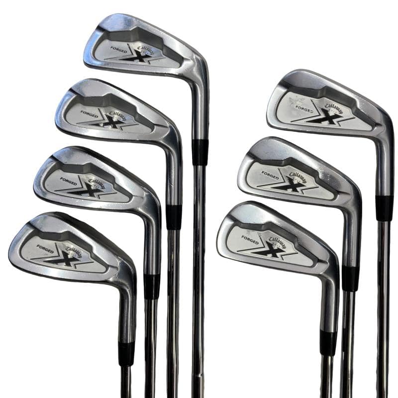【中古】 キャロウェイ X FORGED 8S アイアン書き割り IR Memphis 10 DB (フレックスUNI) メンズ 成人男性用 右利き 右用 D序列付ける ゴルフ野球クラブ