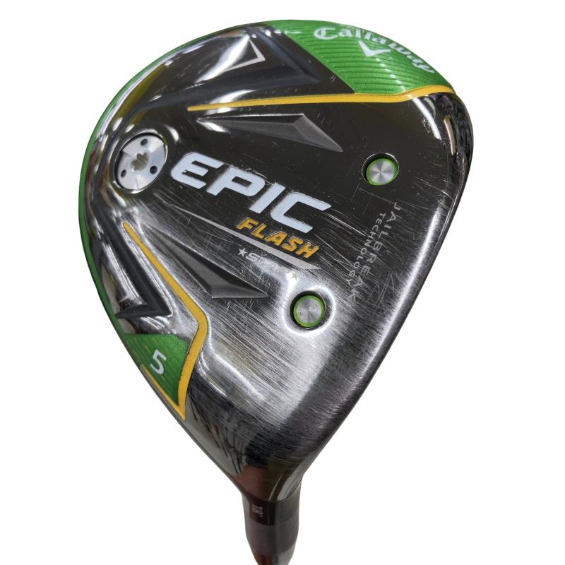 【中古】 キャロウェイ EPIC FLASH STAR 5W フェアウェイウッド FW リシャフト (フレックスその他) メンズ 男性用 右利き 右用 Cランク ゴルフクラブ