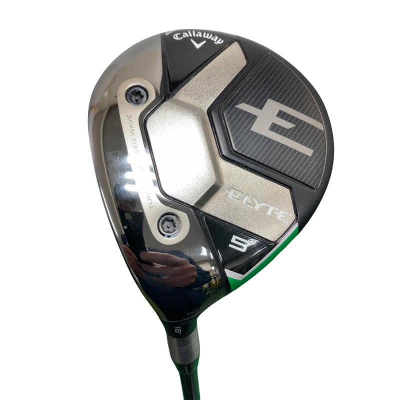 【中古】 キャロウェイ ELYTE 5W レフティ フェアウェイウッド FW VENTUS GREEN 50 for CW(ELYTE FW) (フレックスS) メンズ 男性用 左利き レフティ 左用 Cランク ゴルフクラブ