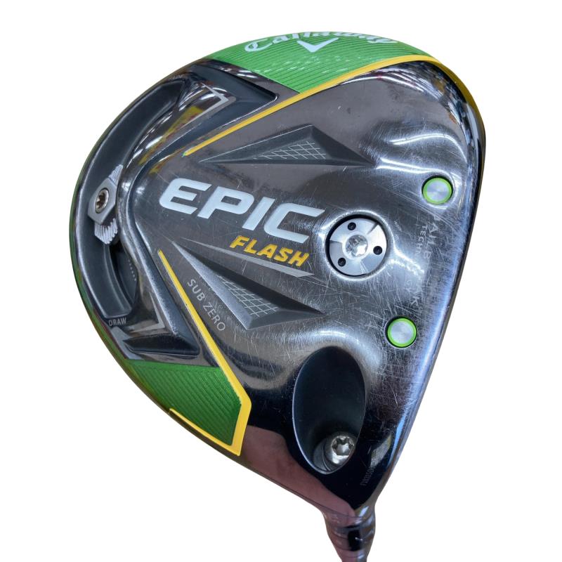 【中古】 キャロウェイ EPIC FLASH SUBZERO 10.5° ドライバー DR Tour AD SZ(ドライバー) (フレックスSR) メンズ 男性用 右利き 右用 Cランク ゴルフクラブ