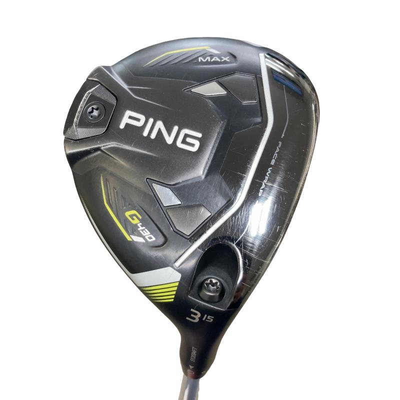 【中古】 ピン G430 MAX 3W フェアウェイウッド FW SPEEDER NX 35(FW) (フレックス余分の物) メンズ 成人男性用 右利き 右用 C序列付ける ゴルフ野球クラブ スポーツ・アウトドア-フェアウェイウッド-ゴルフ