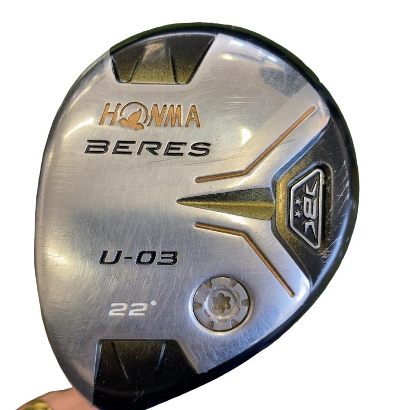 【中古】 本間ゴルフ BERES U-03 22° レフティ ありがた味 UT 2S ARMRQ8 49 (フレックスSR) メンズ 成人男性用 左ぎっちょ レフティ 左用 C位置付ける ゴルフ野球クラブ スポーツ・アウトドア-ゴルフ