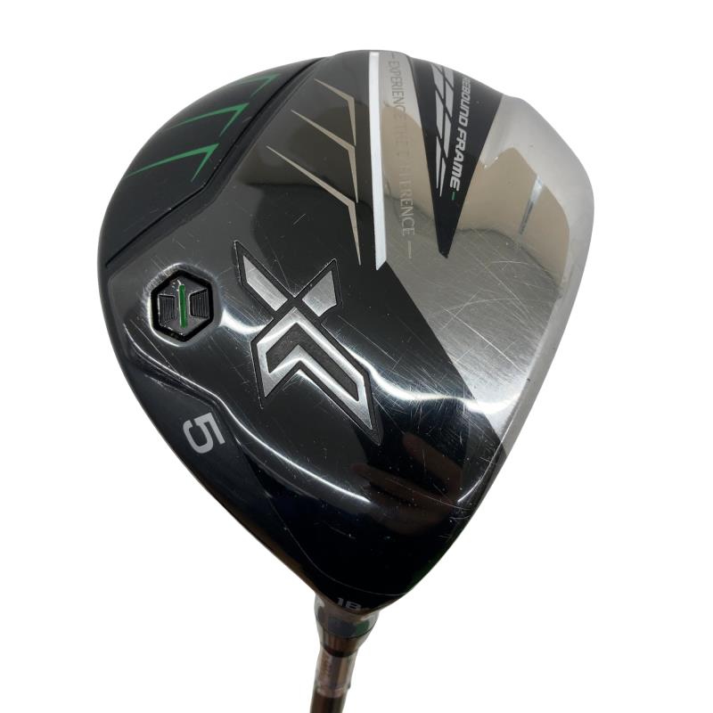 【中古】 ダンロップ XXIO(2022) eks 5W フェアウェイウッド FW Miyazaki AX-2(FW) (フレックスS) メンズ 男性用 右利き 右用 Cランク ゴルフクラブ