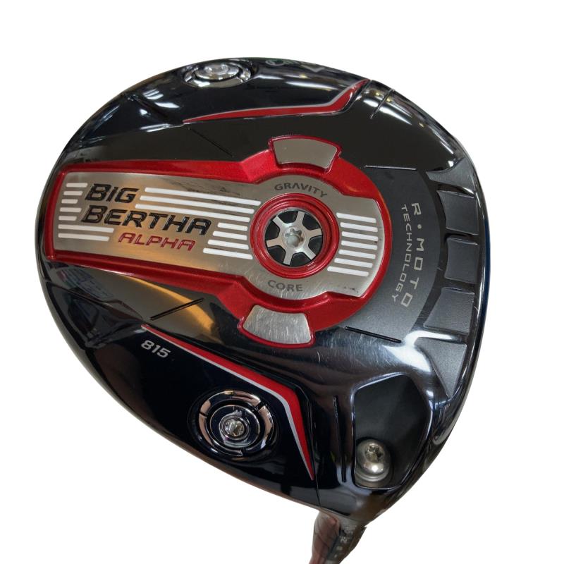 【中古】 キャロウェイ BIG BERTHA ALPHA 815 10.5° １番ウッド DR 純然たる特注矢がら (フレックスS) メンズ 成人男性用 右利き 右用 C位置づける ゴルフ野球クラブ