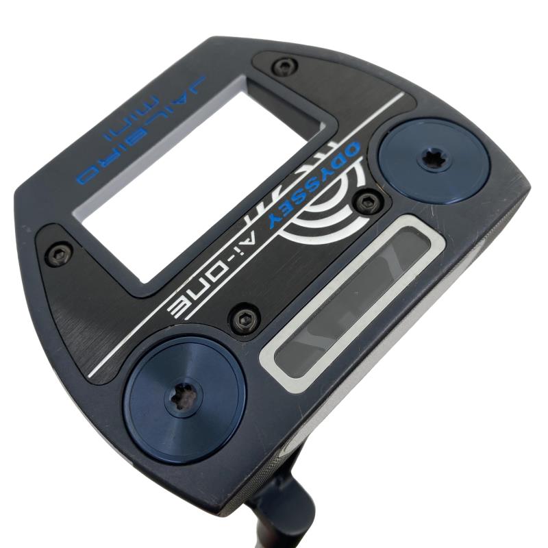 【中古】 オデッセイ Ai-ONE TRI-BEAM JAILBIRD MINI CH 33in パター PT STROKE LAB 90 スチール写真 (フレックス余分の物) メンズ 成人男性用 右利き 右用 C序列付ける ゴルフ野球クラブ メンズクラブ-パター-クラブ