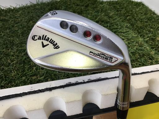 【中古】 キャロウェイ JAWS FORGED(2023) クロムメッキ 58°/09° ウェッジ WG NS PRO MODUS3 TOUR115 (フレックスS) メンズ 男性用 右利き 右用 Cランク ゴルフクラブ