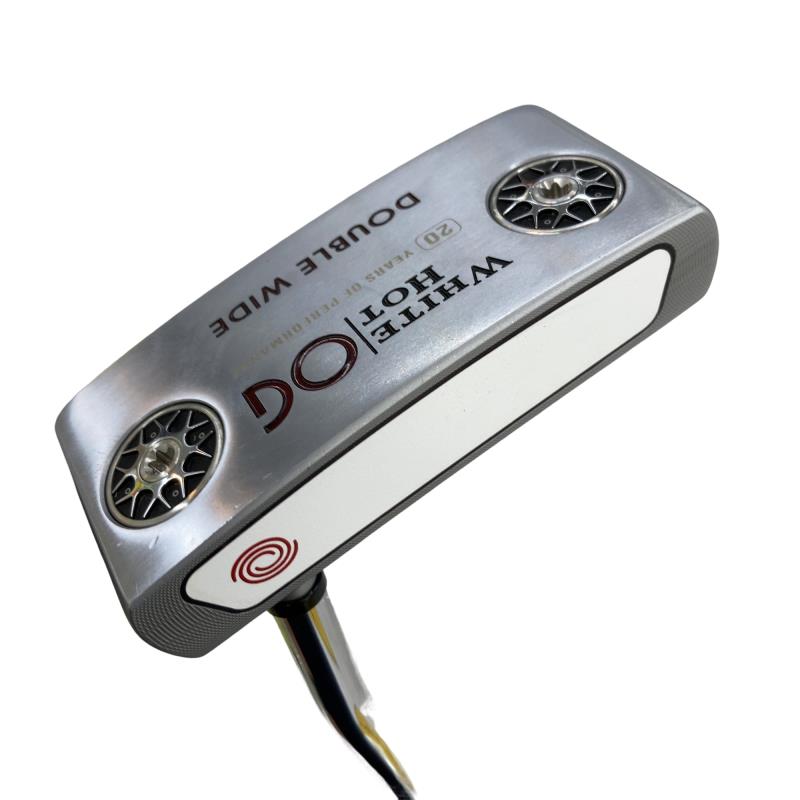 【中古】 オデッセイ WHITE HOT OG DOUBLE WIDE 33インチ パター PT STROKE LAB (フレックスその他) メンズ 男性用 右利き 右用 Cランク ゴルフクラブ