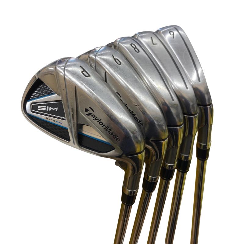 【中古】 仕立て屋御手伝いさん SIM MAX  5S アイアン仕掛ける IR KBS MAX85 JP (フレックスR) メンズ 成人男性用 右利き 右用 C序列付ける ゴルフ野球クラブ