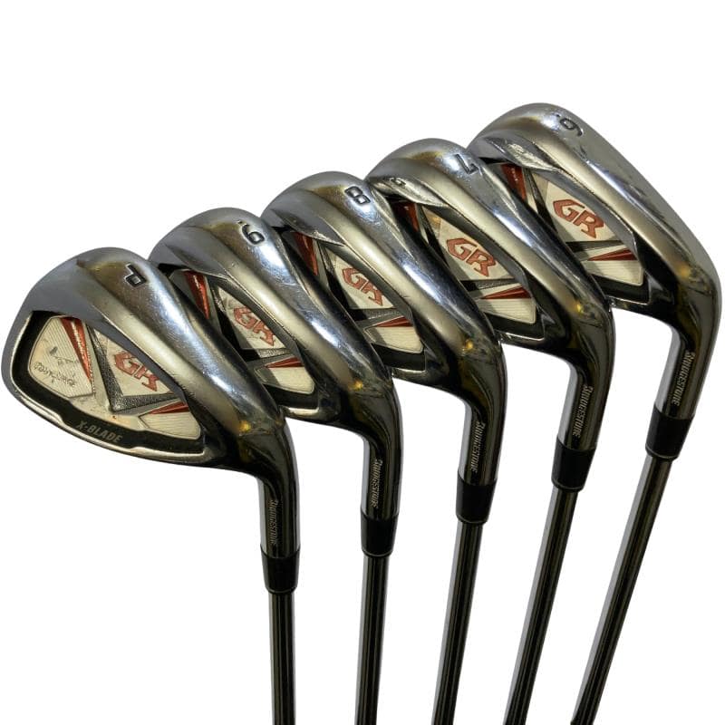 【中古】 ブリヂストン TOURSTAGE X-BLADE GR(2010) 6S アイアン書き割り IR リシャフト (フレックス余分の物) メンズ 成人男性用 右利き 右用 C序列付ける ゴルフ野球クラブ