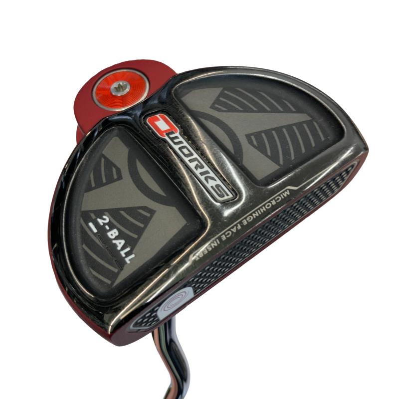 【中古】 オデッセイ O WORKS RED 2・BALL 34in パター PT スチール写真 (フレックス余分の物) メンズ 成人男性用 右利き 右用 C序列付ける ゴルフ野球クラブ