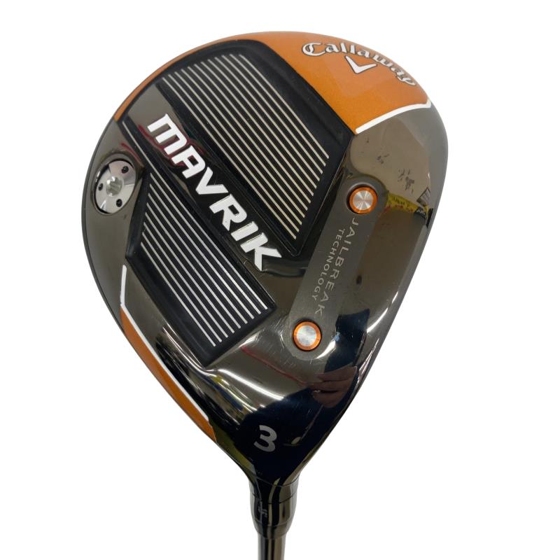 【中古】 キャロウェイ MAVRIK 3W フェアウェイウッド FW 純正特注シャフト (フレックスS) メンズ 男性用 右利き 右用 Cランク ゴルフクラブ