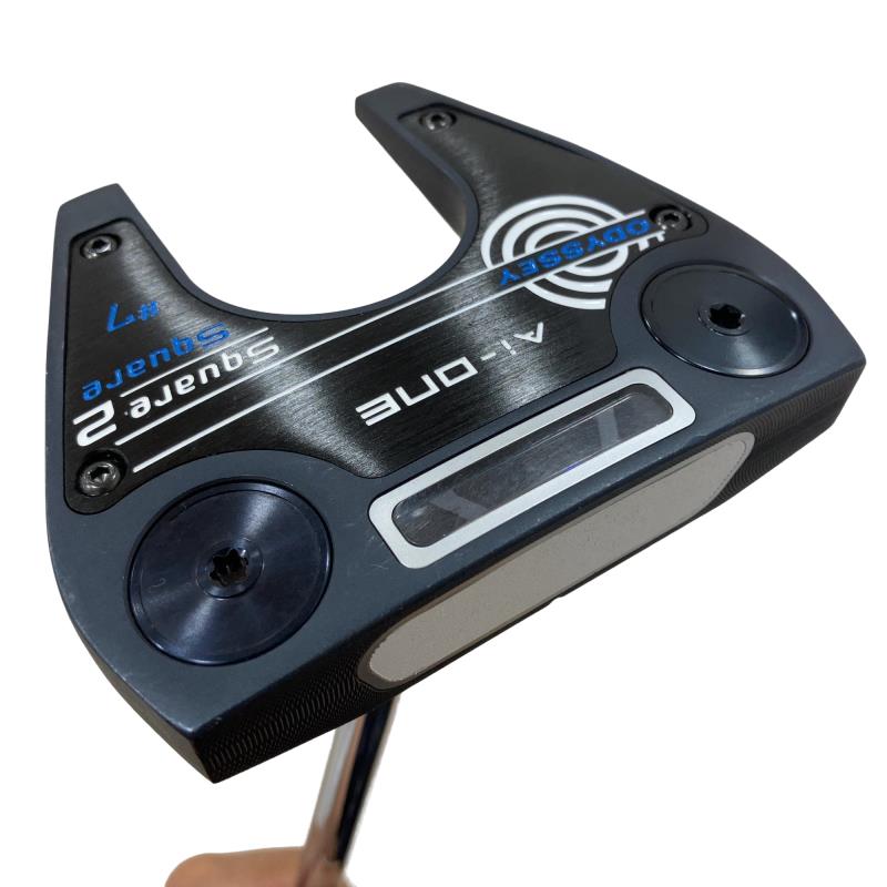 【中古】 オデッセイ Ai-ONE SQUARE 2 SQUARE #7 33in パター PT STROKE LAB 90 スチール写真 (フレックス余分の物) メンズ 成人男性用 右利き 右用 B位置づける ゴルフ野球クラブ