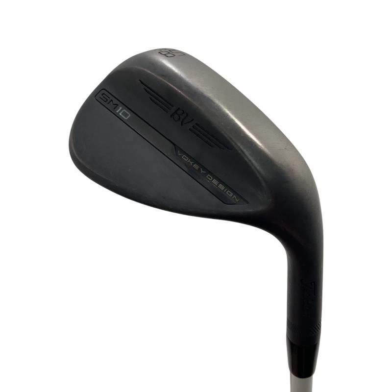 【中古】 タイトリスト VOKEY SPIN MILLED SM10 ジェット機黒いこと 58°/10°S ウェッジ WG Dynamic Gold (フレックスS) メンズ 成人男性用 右利き 右用 D位置づける ゴルフ野球クラブ