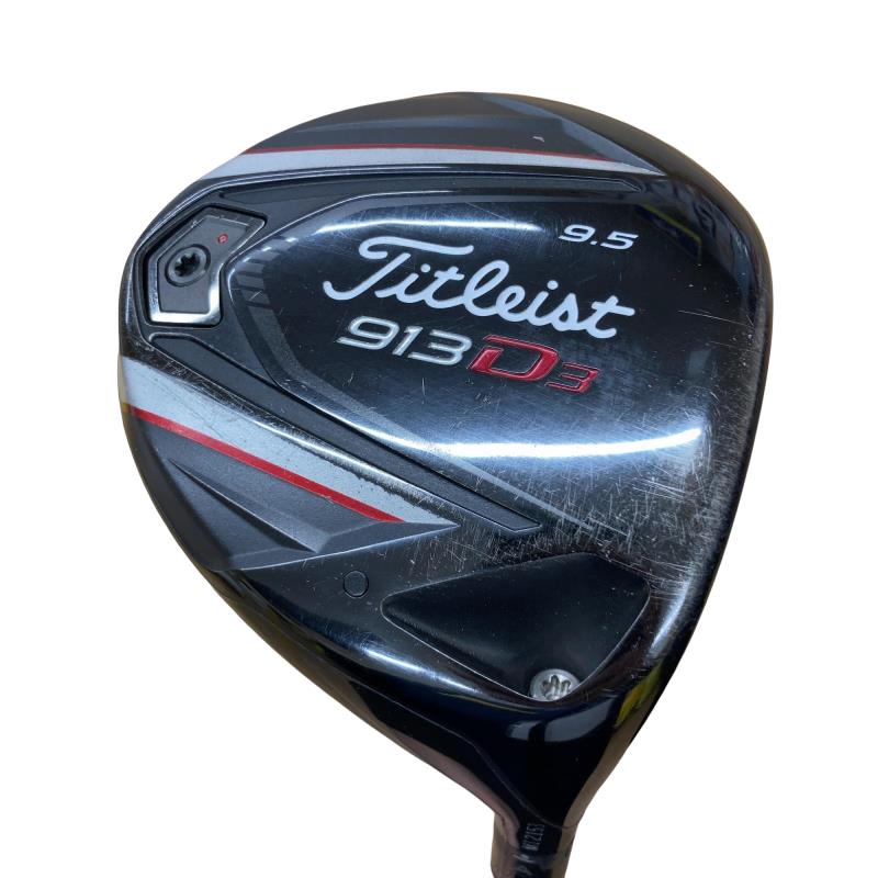 【中古】 タイトリスト 913 D3 9.5° ドライバー DR 純正特注シャフト (フレックスS) メンズ 男性用 右利き 右用 Cランク ゴルフクラブ