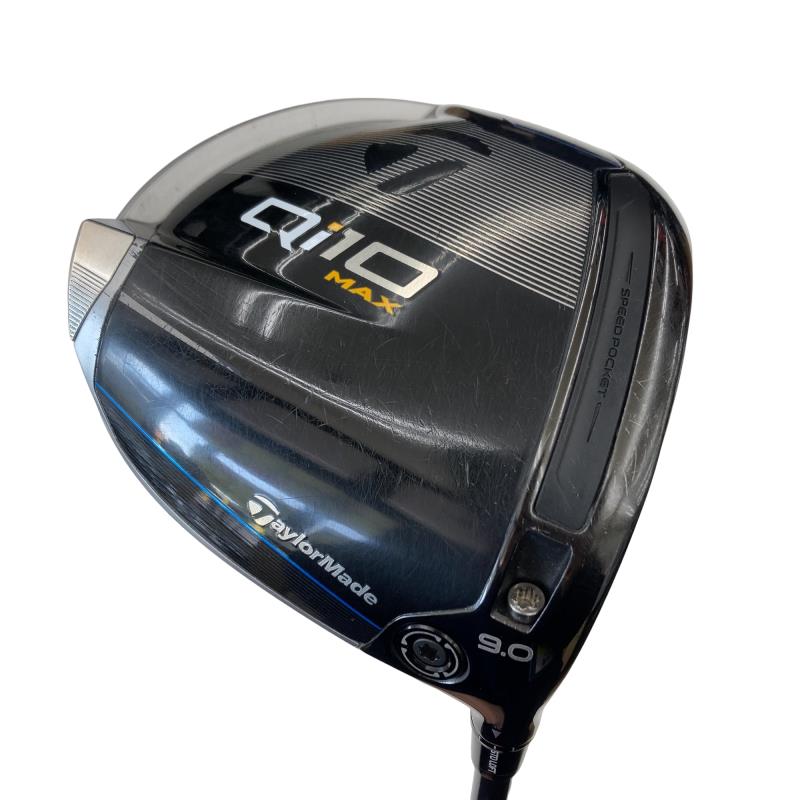 【中古】 テーラーメイド Qi10 MAX 9° ドライバー DR Diamana BLUE TM50(Qi10 DR) (フレックスS) メンズ 男性用 右利き 右用 Dランク ゴルフクラブ