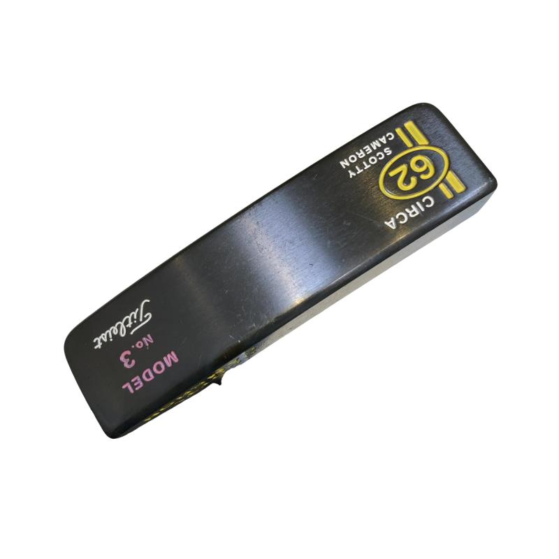 【中古】 タイトリスト SCOTTY CAMERON CIRCA 62 No.3 34in パター PT スチール写真 (フレックス余分の物) メンズ 成人男性用 右利き 右用 C位置づける ゴルフ野球クラブ