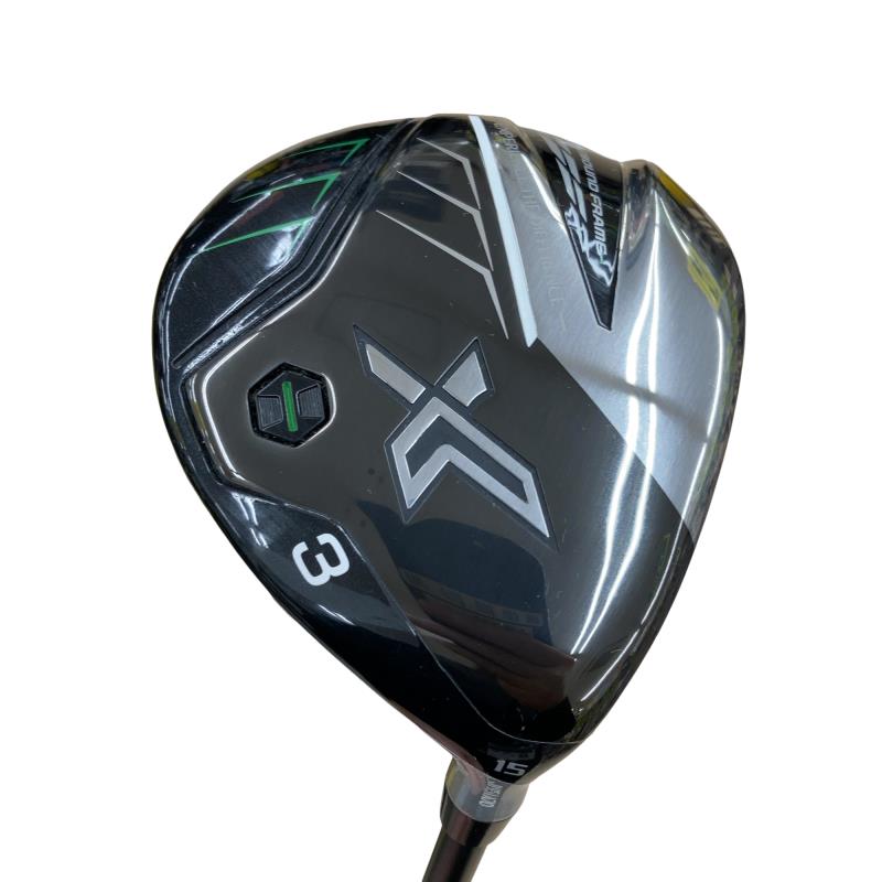 【中古】 ダンロップ XXIO(2022) eks 3W フェアウェイウッド FW Miyazaki AX-2(FW) (フレックスS) メンズ 男性用 右利き 右用 Cランク ゴルフクラブ