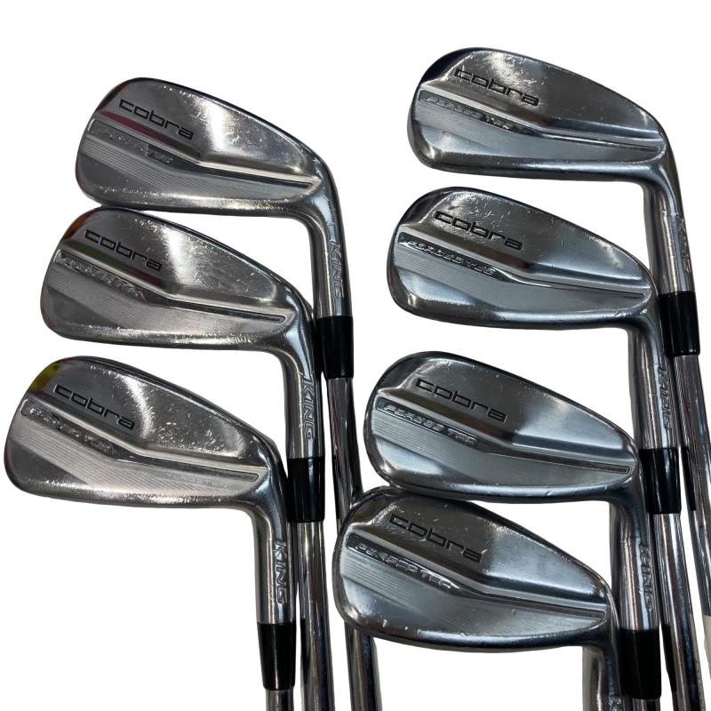 【中古】 コブラ KING FORGED TEC(2022) 8S アイアン書き割り IR リシャフト (フレックス余分の物) メンズ 成人男性用 右利き 右用 C序列付ける ゴルフ野球クラブ