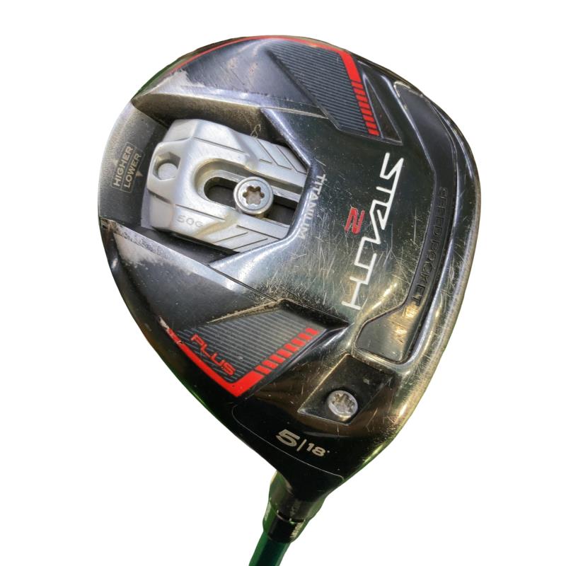 【中古】 テーラーメイド STEALTH2 PLUS 5W フェアウェイウッド FW SPEEDER NX GREEN 60 (フレックスS) メンズ 男性用 右利き 右用 Cランク ゴルフクラブ