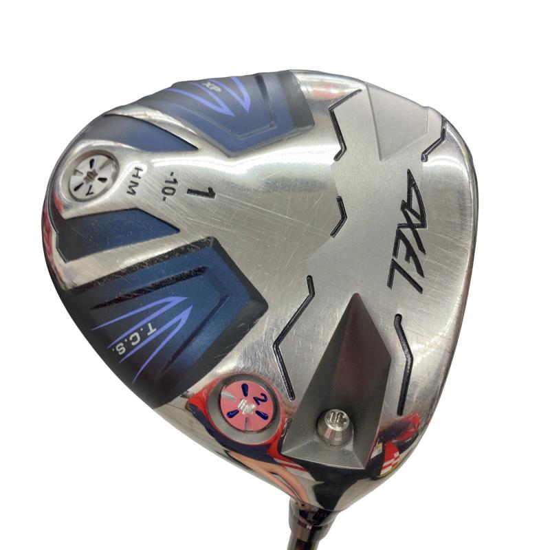 【中古】 つるや AXEL XP HM 10° ドライバー DR AXEL XP HM(ウッド) (フレックスR) メンズ 男性用 右利き 右用 Cランク ゴルフクラブ