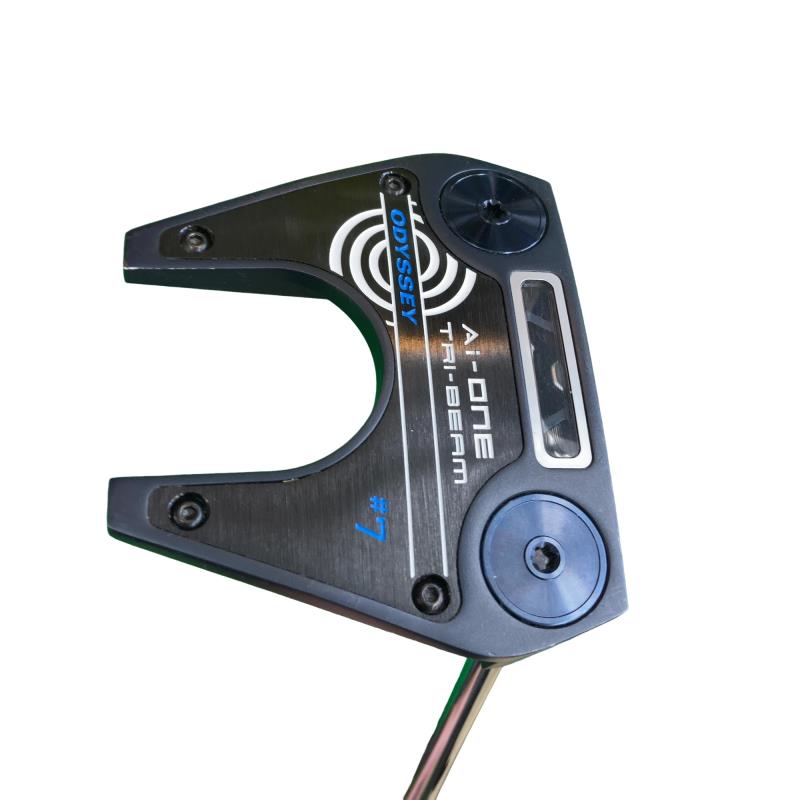 【中古】 オデッセイ Ai-ONE TRI-BEAM #7 34in パター PT STROKE LAB 90 スチール写真 (フレックス余分の物) メンズ 成人男性用 右利き 右用 C序列付ける ゴルフ野球クラブ