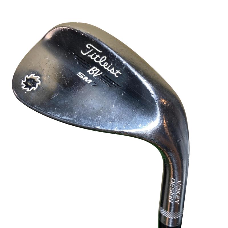 【中古】 タイトリスト VOKEY SPIN MILLED SM7 周遊旅行Cr 56°/14°F ウェッジ WG NS PRO 950GH (フレックスS) メンズ 成人男性用 右利き 右用 C価値づける ゴルフ野球クラブ