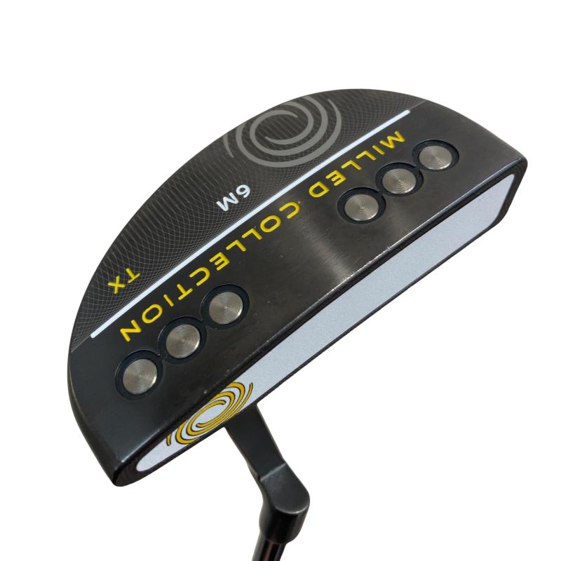 【中古】 オデッセイ MILLED COLLECTION TX #6M(カスタム) パター PT 純然たる特注矢がら (フレックス余分の物) メンズ 成人男性用 右利き 右用 C位置づける ゴルフ野球クラブ