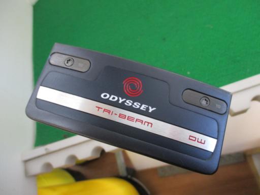 【中古】 オデッセイ TRI-BEAM DOUBLE WIDE 34インチ パター PT STROKE LAB(2023) (フレックスその他) メンズ 男性用 右利き 右用 Cランク ゴルフクラブ