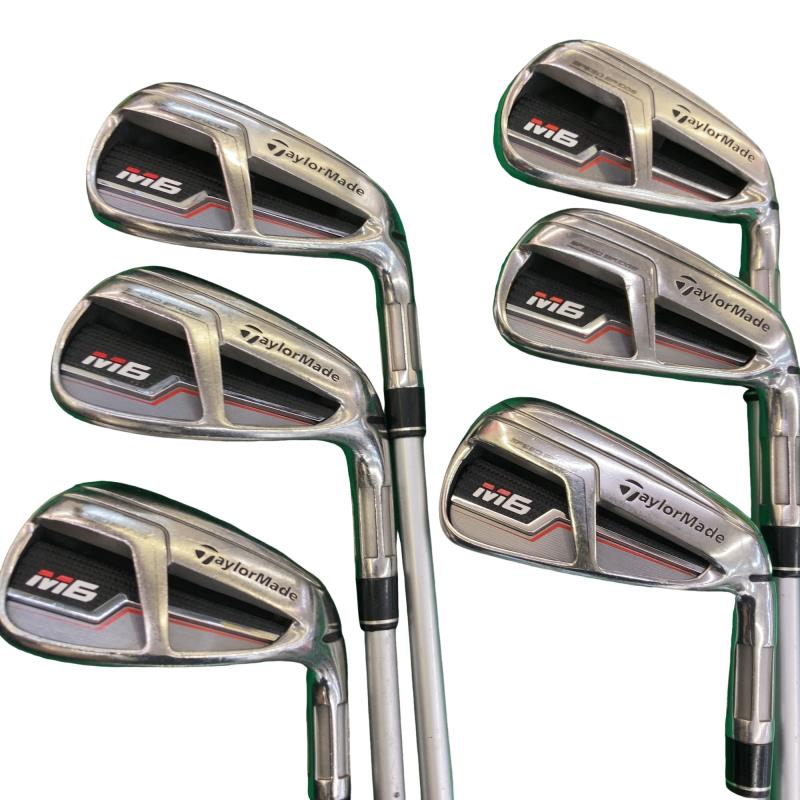 【中古】 テーラーメイド M6 6S アイアンセット IR FUBUKI TM6(2019 アイアン) (フレックスR) メンズ 男性用 右利き 右用 Dランク ゴルフクラブ