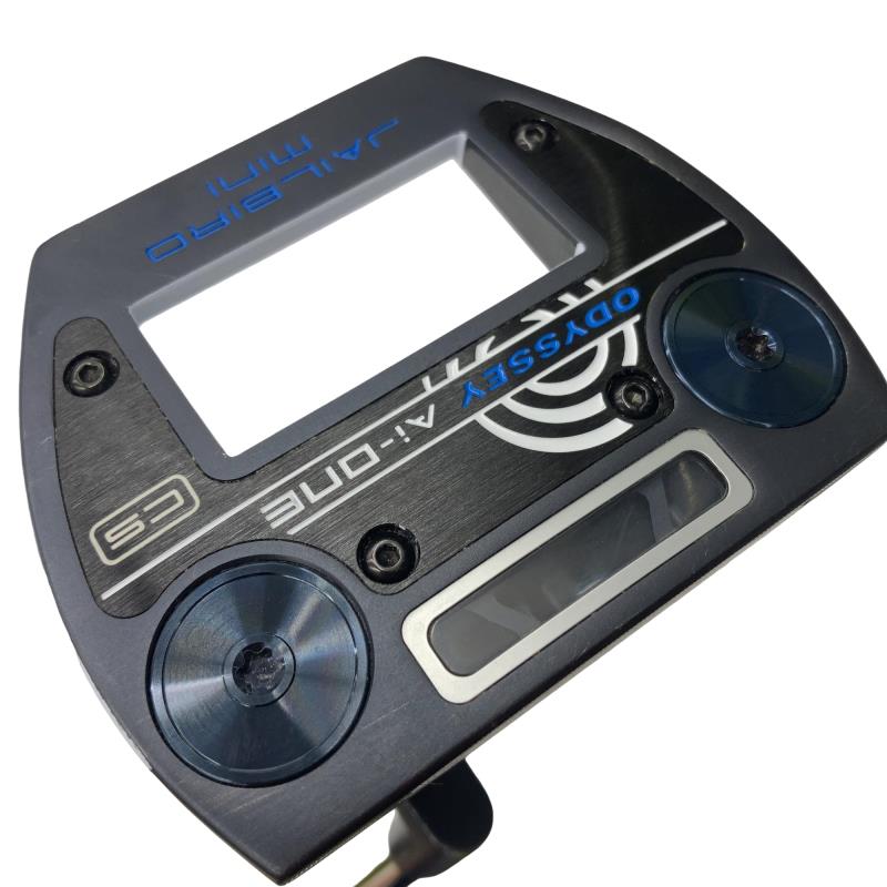 【中古】 オデッセイ Ai-ONE TRI-BEAM JAILBIRD MINI CS 34in パター PT STROKE LAB 90 スチール写真 (フレックス余分の物) メンズ 成人男性用 右利き 右用 C序列付ける ゴルフ野球クラブ