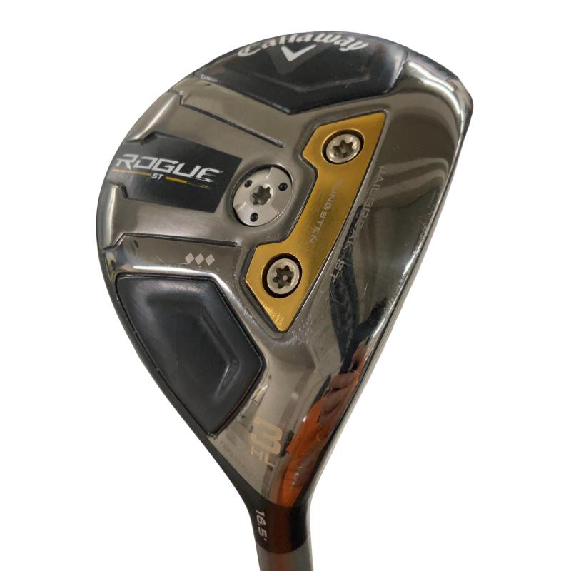 【中古】 キャロウェイ ROGUE ST ◆◆◆ 3HL フェアウェイウッド FW 純然たる特注矢がら (フレックスS) メンズ 成人男性用 右利き 右用 C位置づける ゴルフ野球クラブ