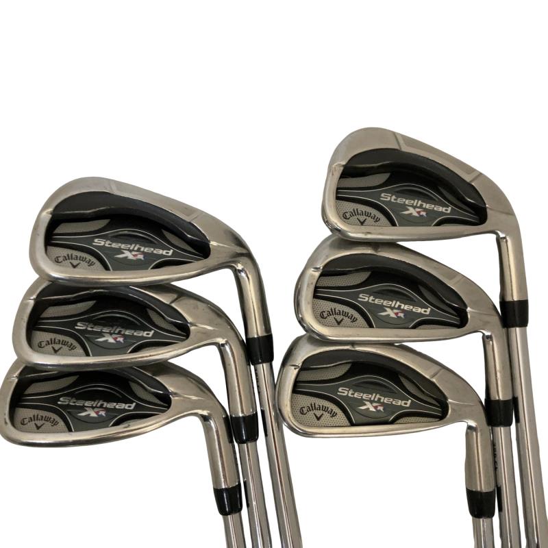 【中古】 キャロウェイ STEELHEAD XR 6S アイアンセット IR 純正特注シャフト (フレックスS) メンズ 男性用 右利き 右用 Cランク ゴルフクラブ｜ゴルフパートナー 中古クラブ店