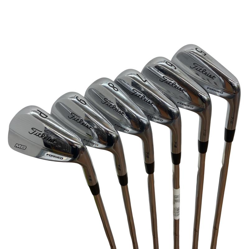 【中古】 タイトリスト Titleist MB 716 6S アイアン仕掛ける IR Dynamic Gold AMT (フレックスS) メンズ 成人男性用 右利き 右用 D価値づける ゴルフ野球クラブ