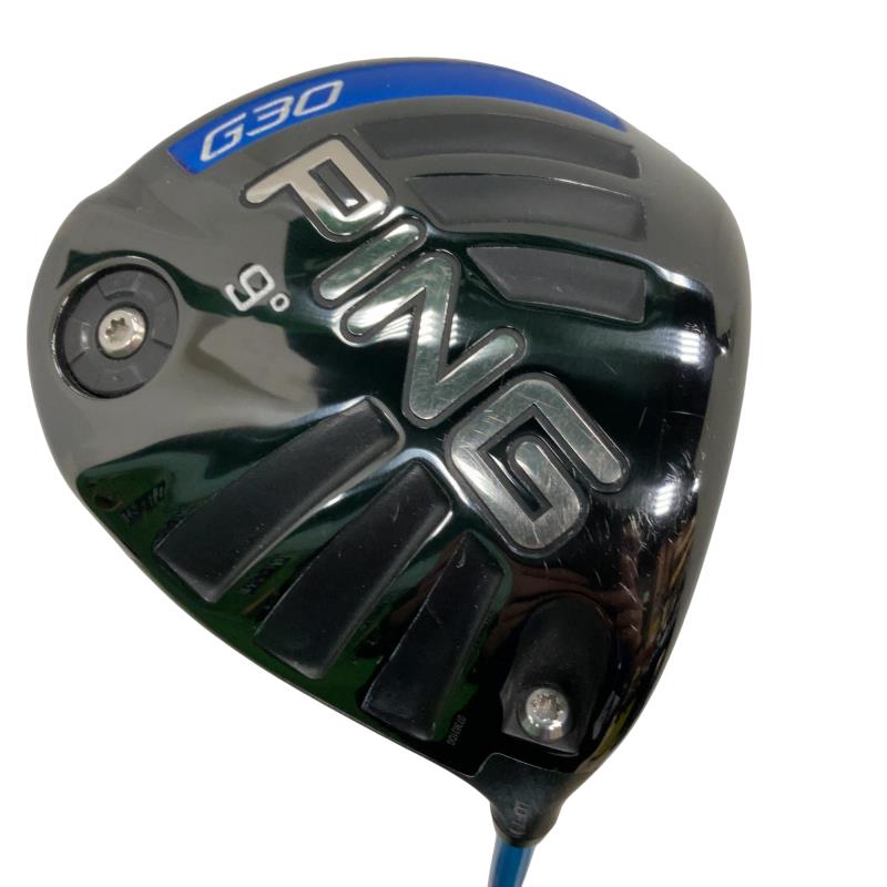 【中古】 ピン G30 9° ドライバー DR ATTAS 6☆ 6 (フレックスS) メンズ 男性用 右利き 右用 Cランク ゴルフクラブ
