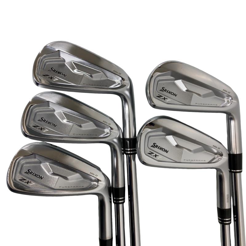 【中古】 ダンロップ SRIXON ZX7 Mk II 6S アイアンセット IR リシャフト (フレックスその他) メンズ 男性用 右利き 右用 Cランク ゴルフクラブ