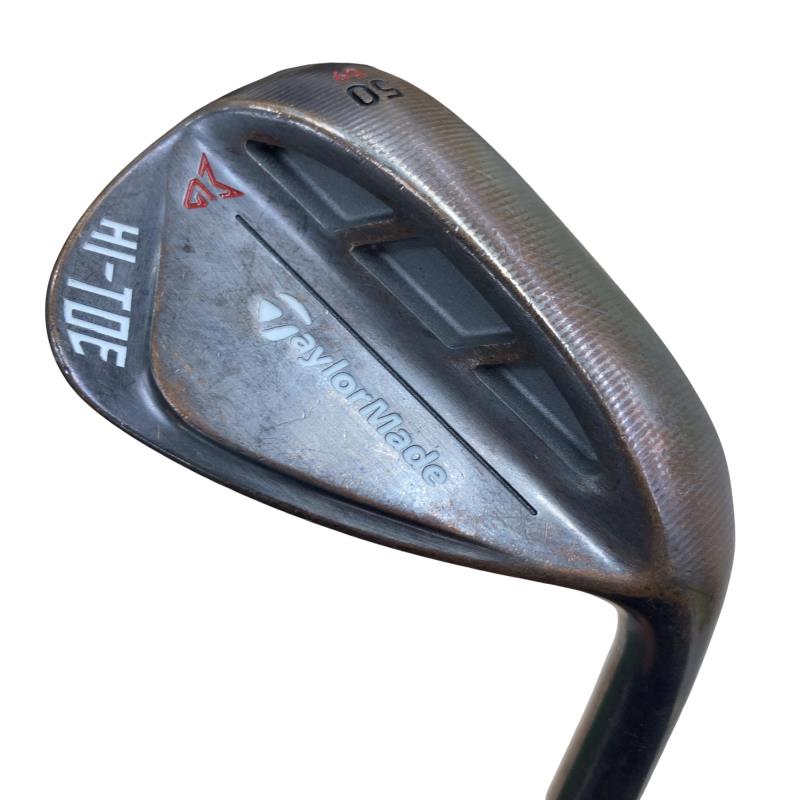 【中古】 テーラーメイド Taylor Made MILLED GRIND HI-TOE(2021) 50°/09° ウェッジ WG Dynamic Gold (フレックスS) メンズ 男性用 右利き 右用 Cランク ゴルフクラブ
