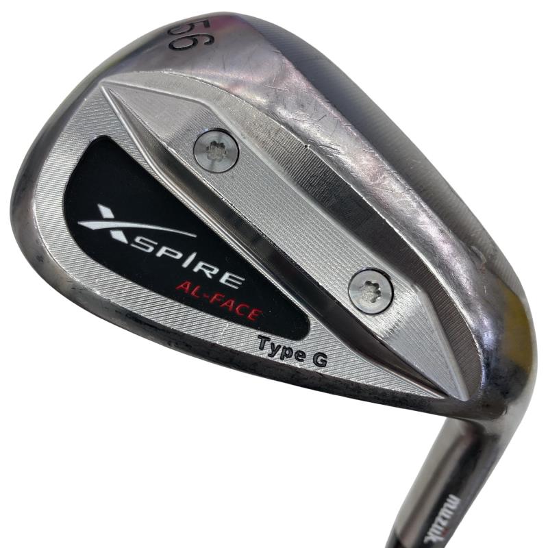 【中古】 muziik XSPIRE AL-FACE ブラック(不適合) 56° ウェッジ WG 純正特注シャフト (フレックスS) メンズ 男性用 右利き 右用 Cランク ゴルフクラブ