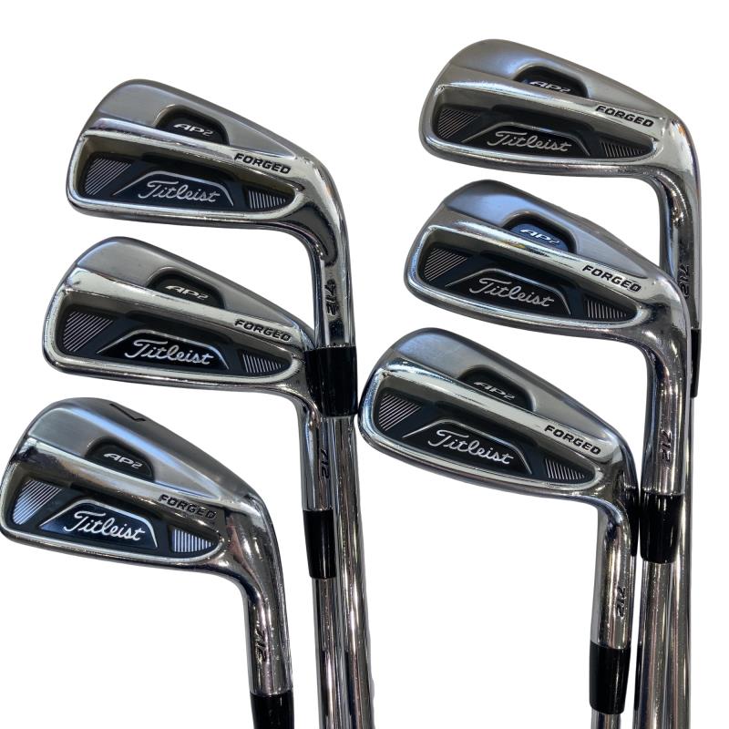 【中古】 タイトリスト Titleist AP2 712 6S アイアン仕掛ける IR Dynamic Gold (フレックスS) メンズ 成人男性用 右利き 右用 D序列付ける ゴルフ野球クラブ