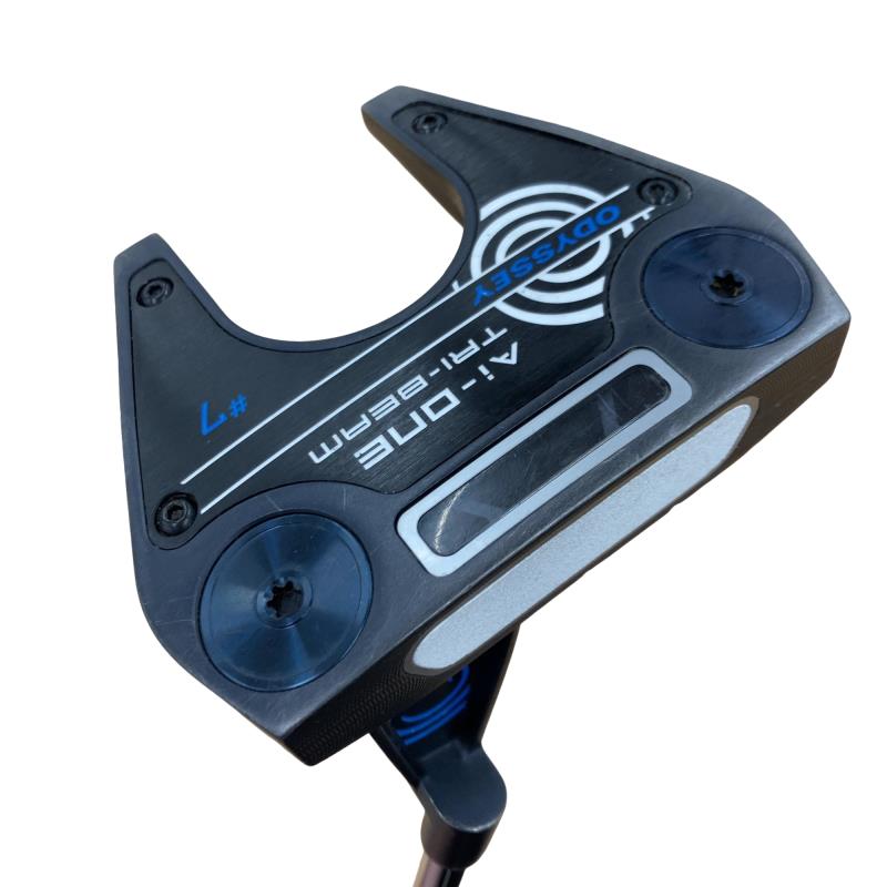 【中古】 オデッセイ Ai-ONE TRI-BEAM #7 33in パター PT STROKE LAB 90 スチール写真 (フレックス余分の物) メンズ 成人男性用 右利き 右用 C位置づける ゴルフ野球クラブ