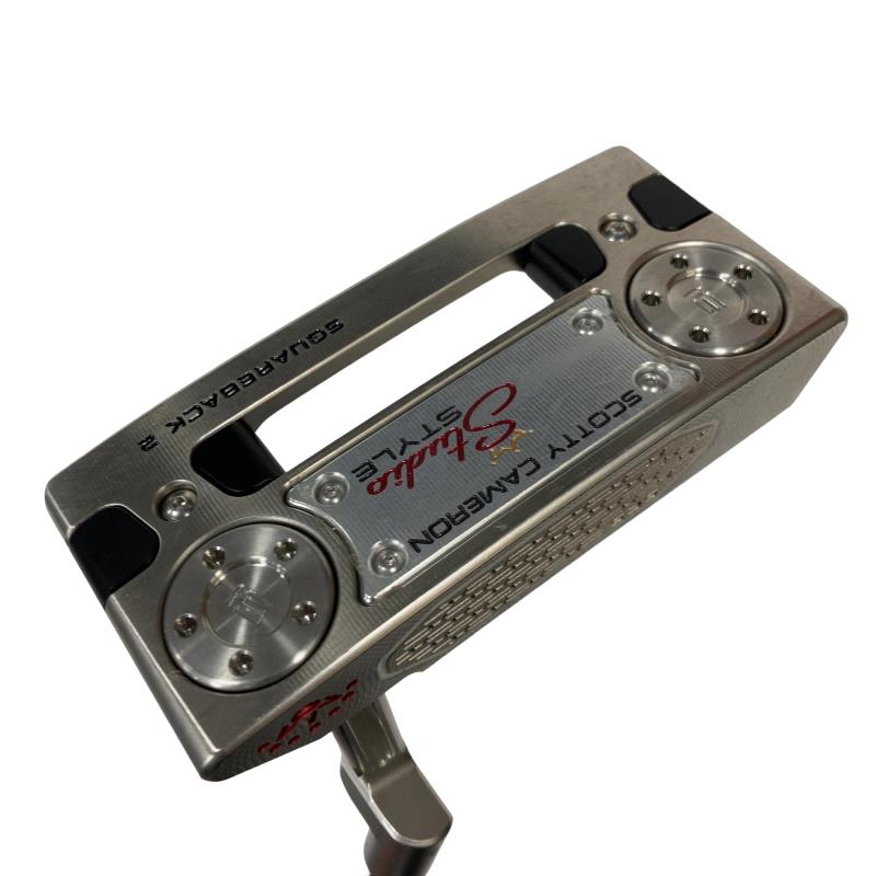 【中古】 タイトリスト SCOTTY CAMERON STUDIO STYLE SQUAREBACK 2(2025) 34in パター PT スチール写真 (フレックス余分の物) メンズ 成人男性用 右利き 右用 B序列付ける ゴルフ野球クラブ