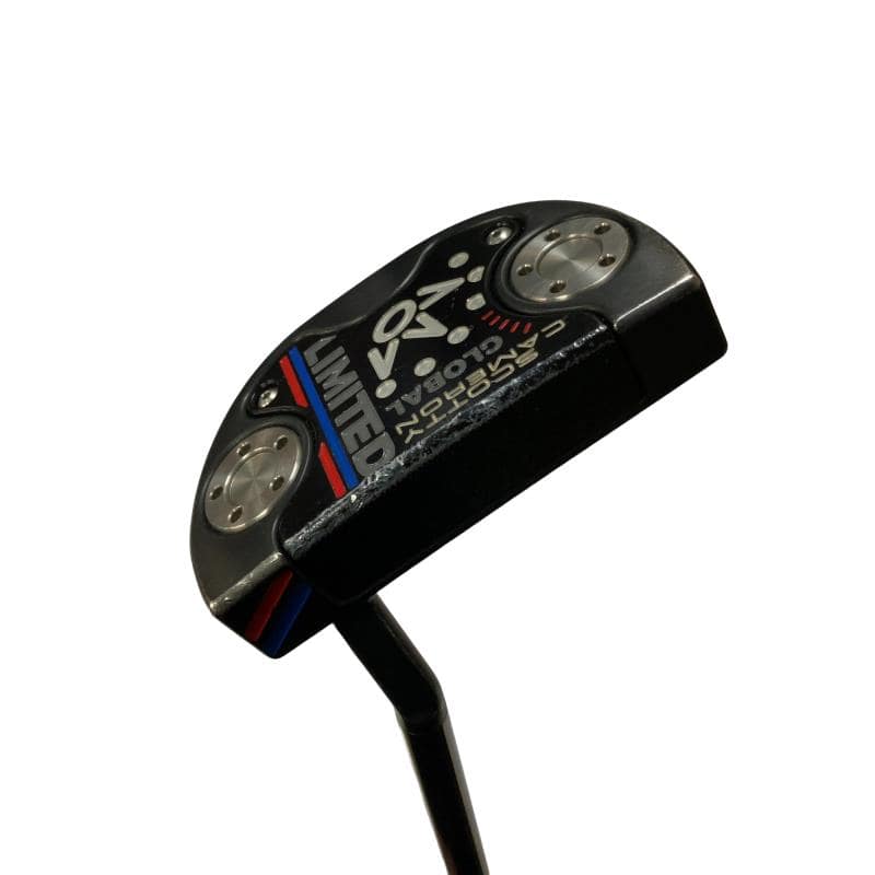 【中古】 タイトリスト SCOTTY CAMERON GLOBAL LIMITED(2018) 34in パター PT スチール写真 (フレックス余分の物) メンズ 成人男性用 右利き 右用 D位置づける ゴルフ野球クラブ