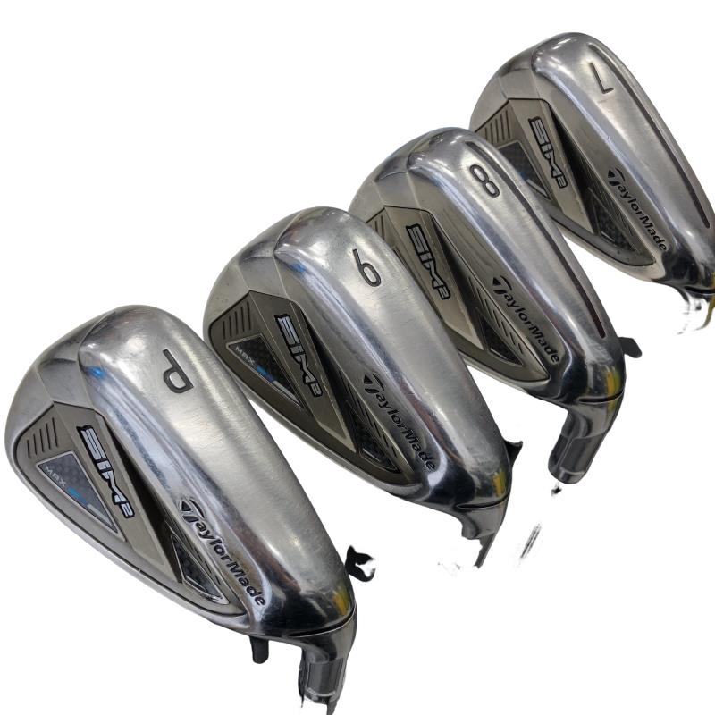 【中古】 仕立て屋お手伝いさん SIM2 MAX  5S アイアン書き割り IR KBS MAX MT85 JP (フレックスS) メンズ 成人男性用 右利き 右用 D序列付ける ゴルフ野球クラブ