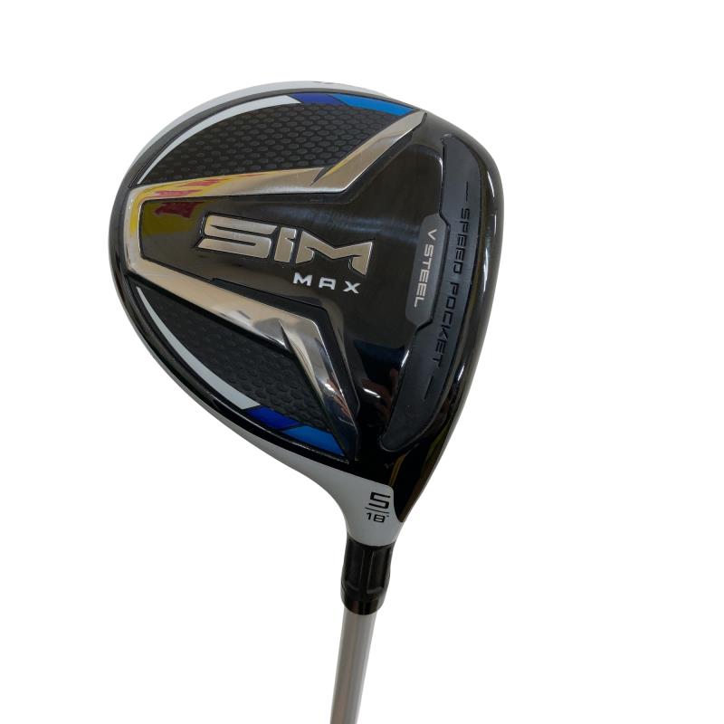 【中古】 テーラーメイド SIM MAX 5W レディース フェアウェイウッド FW TENSEI BLUE TM40(FW) (フレックスL) レディース 女性用 右利き 右用 Cランク ゴルフクラブ
