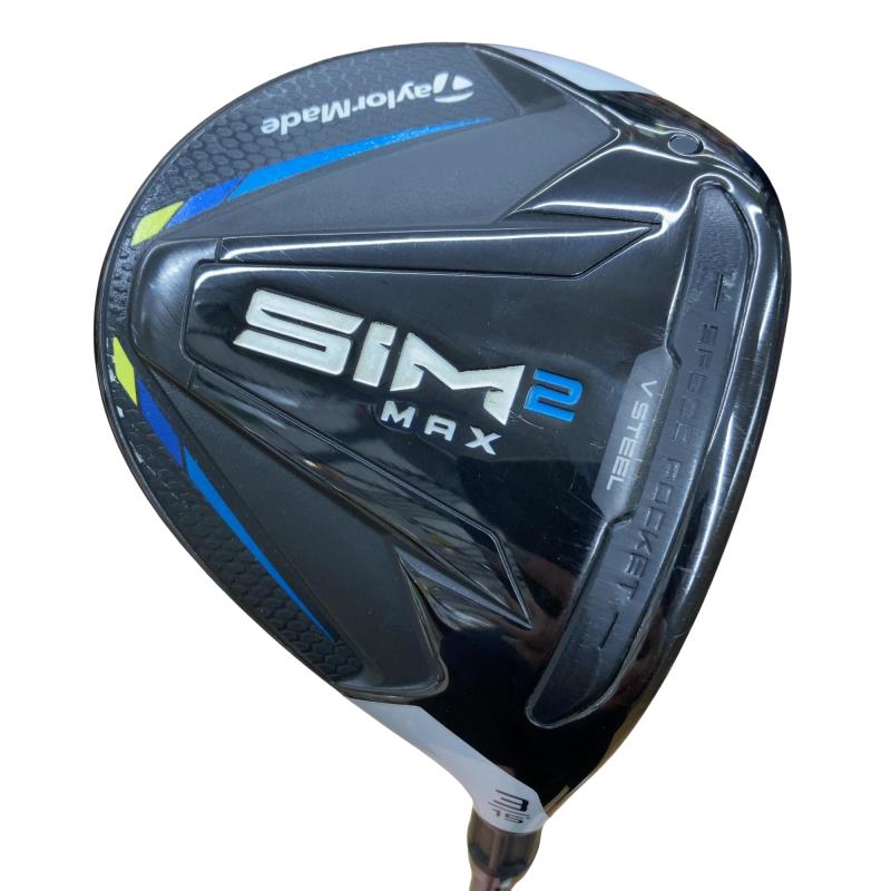 【中古】 テーラーメイド SIM2 MAX 3W フェアウェイウッド FW TENSEI BLUE TM50(SIM2 FW) (フレックスS) メンズ 男性用 右利き 右用 Bランク ゴルフクラブ