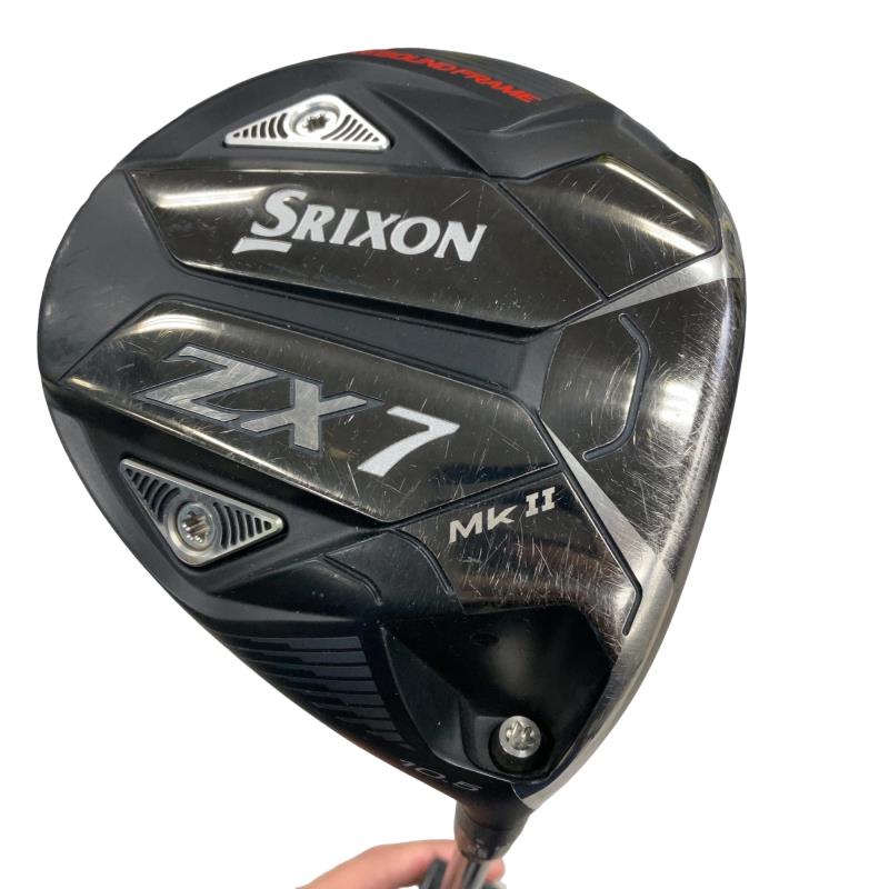 【中古】 ダンロップ SRIXON ZX7 Mk II 10.5° １番ウッド DR Diamana ZX-II 60 (フレックスS) メンズ 成人男性用 右利き 右用 C序列付ける ゴルフ野球クラブ
