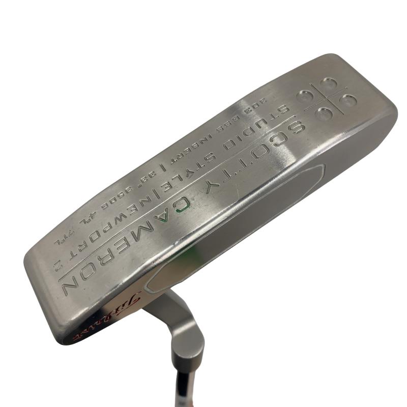 【中古】 タイトリスト SCOTTY CAMERON STUDIO STYLE NEWPORT 2 350G 33インチ パター PT スチール (フレックスその他) メンズ 男性用 右利き 右用 Bランク ゴルフクラブ