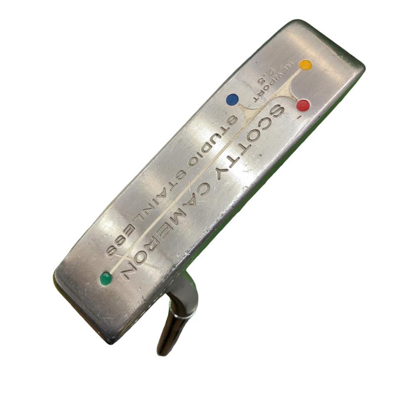 【中古】 タイトリスト SCOTTY CAMERON STUDIO STAINLESS NEWPORT 2.5 35インチ パター PT スチール (フレックスその他) メンズ 男性用 右利き 右用 Cランク ゴルフクラブ